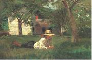 Winslow Homer Nooning Sweden oil painting reproduction